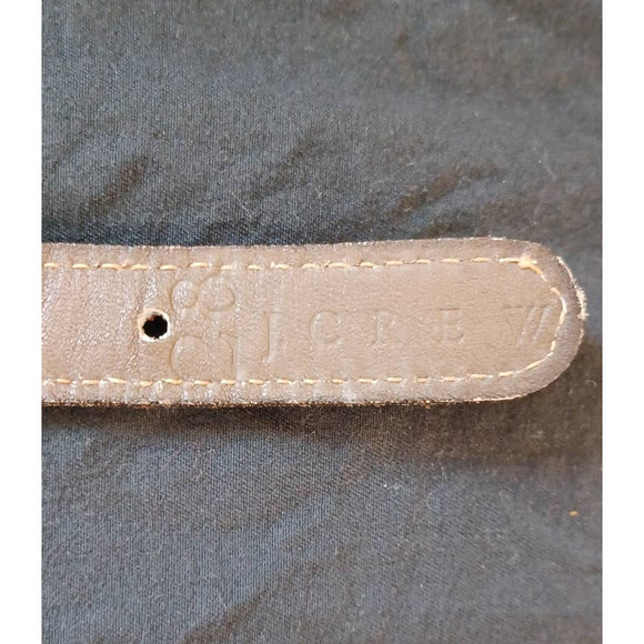 J. Crew Belt Womens 28 Classic Preppy Leather Canvas Retro Basic Simple Everyday - Picture 2 of 4